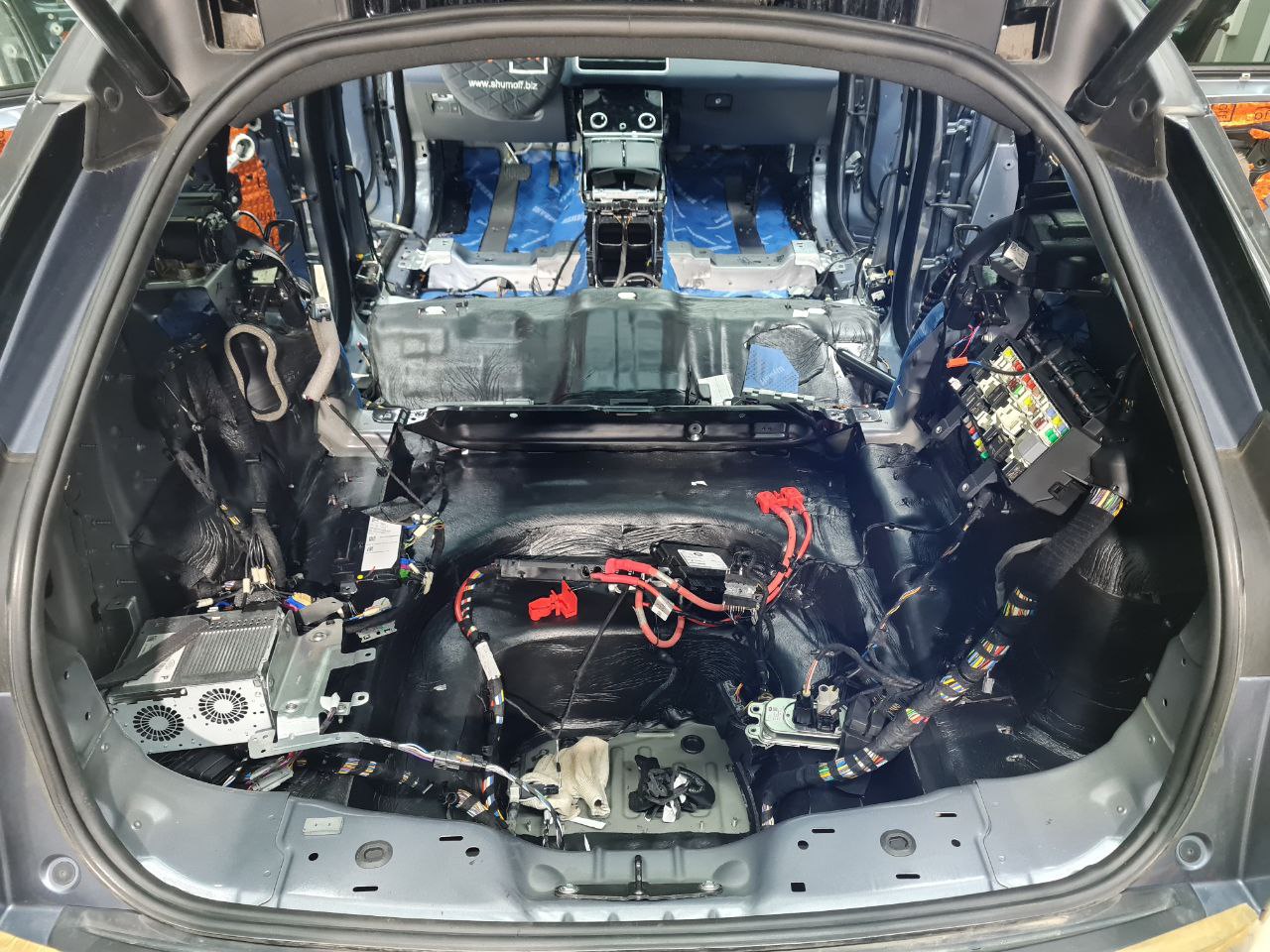 багажник 2 слой шумопоглотитель шумоизоляция Range Rover Velar